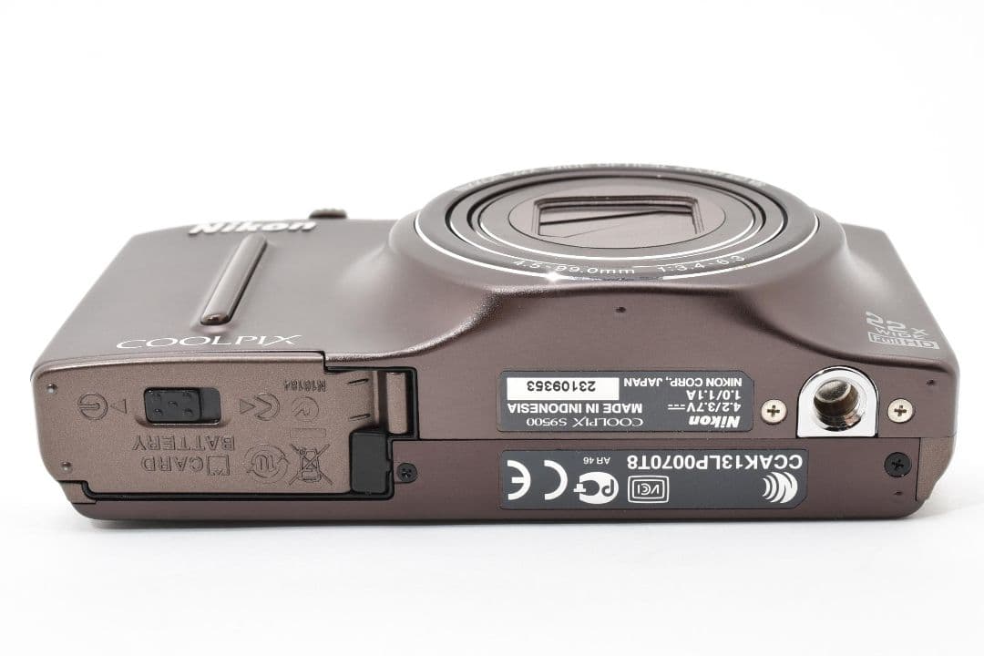 極美品 Nikon COOLPIX S9500 デジタルカメラ セピアブラウン - メルカリ