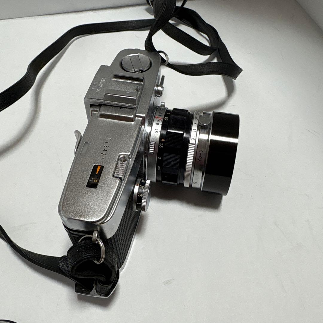 OLYMPUS PEN F 一眼レフカメラ レンズフードS-45付き - メルカリ