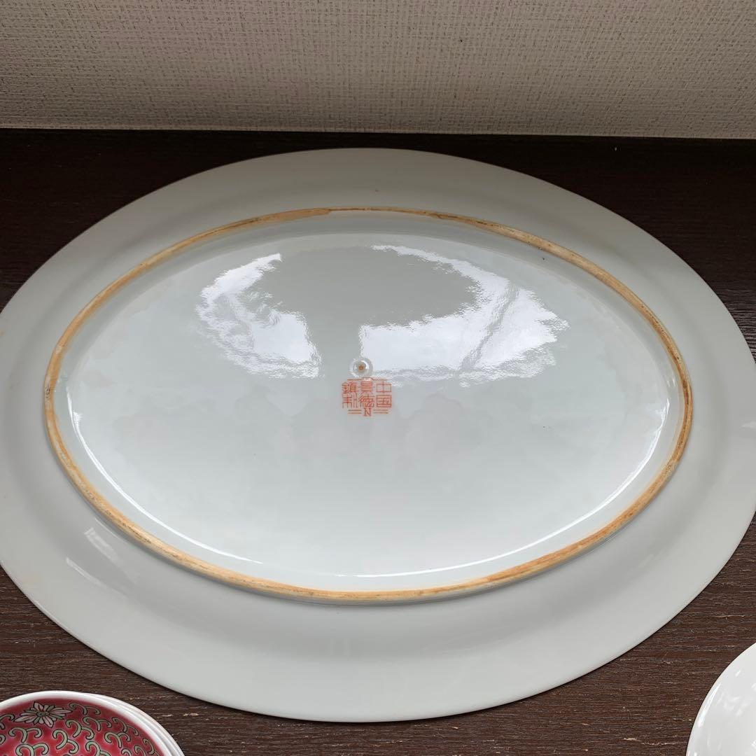 おまけ醤油差し追加【直接取引限定】景徳鎮② 22セット 茶器 食器 中華