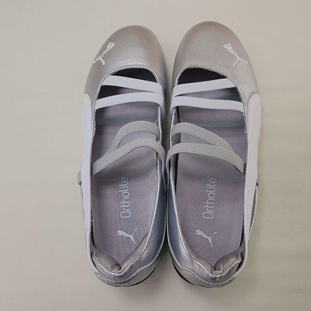 プーマ スピードキャット バレエ プーマ メタリック シルバー 22.5cm