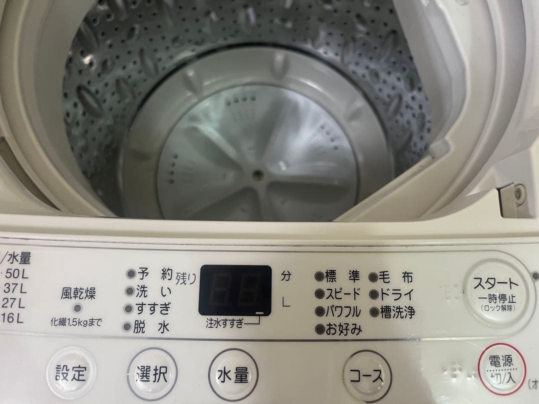 送料込み　YAMADA 縦型洗濯機 6.0kg 2021年製日付指定・開梱・設置