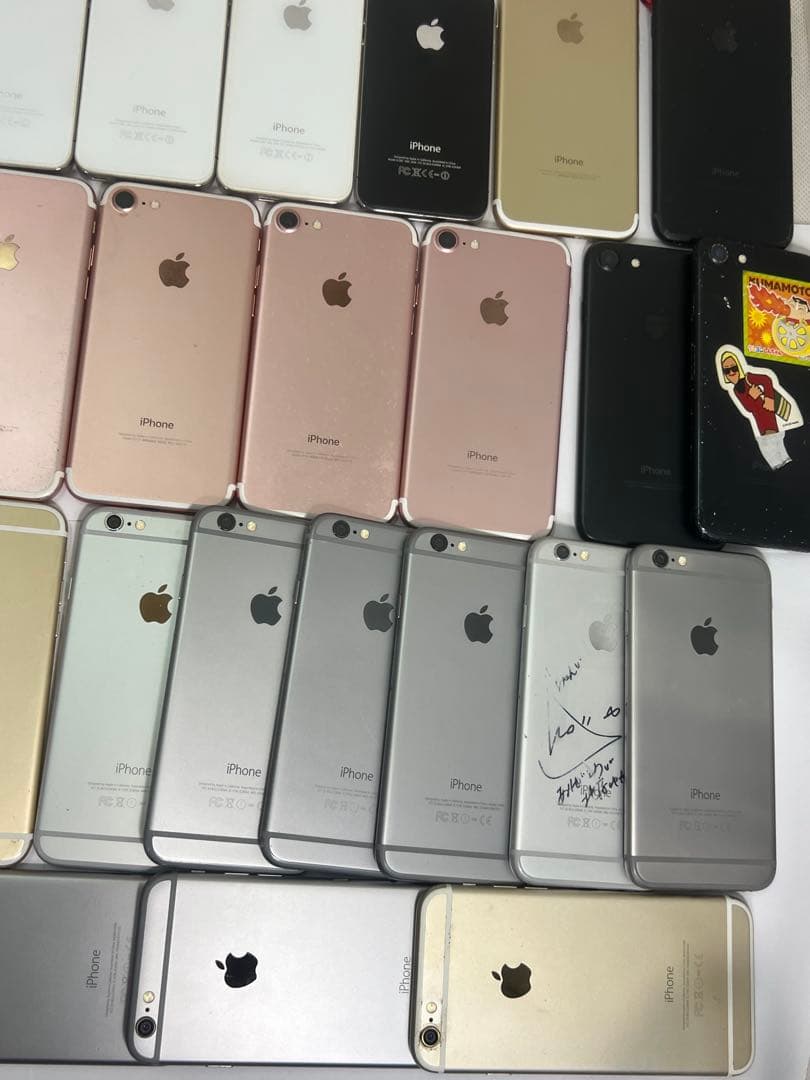 iPhone 各種 まとめて 75台 ジャンク 部品取り コレクション アップル