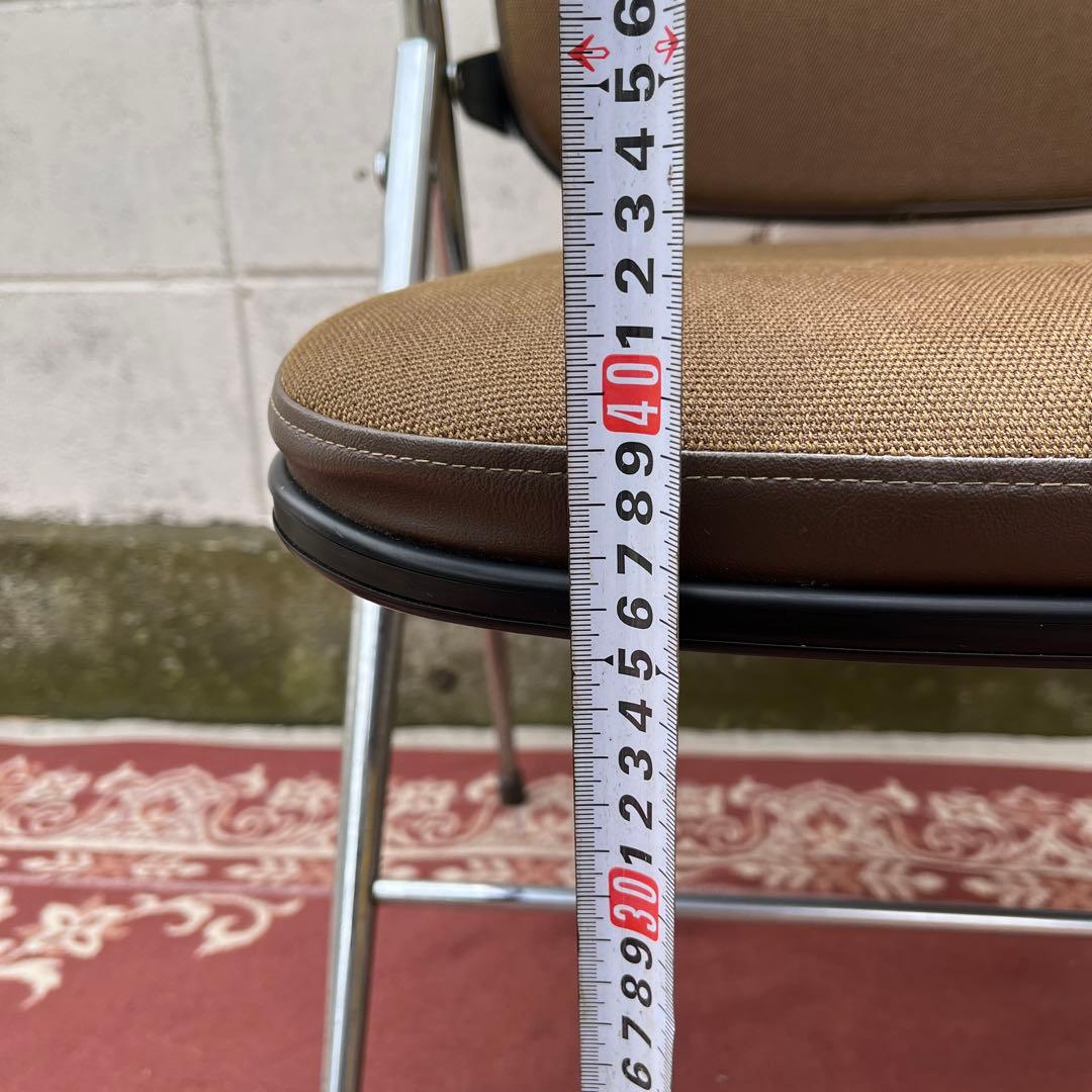 ビンテージ古家具◾️okamura 岡村 折り畳みチェア 椅子