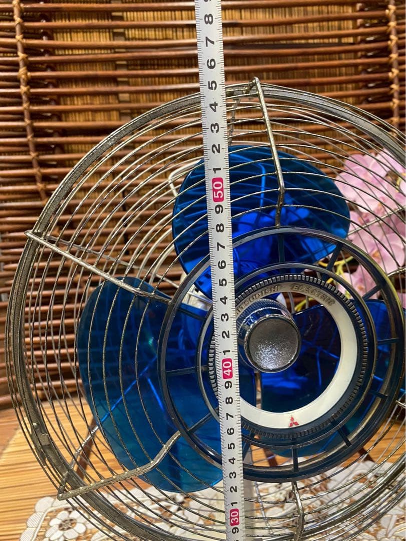 ジャンク 三菱 扇風機 D30 昭和レトロ 当時物 インテリア ビンテージ