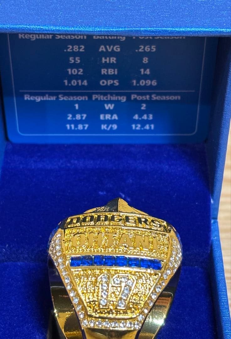 値下げ！⭐完全一点限定⭐【特別構成】大谷翔平 2025世界一リング厳選3