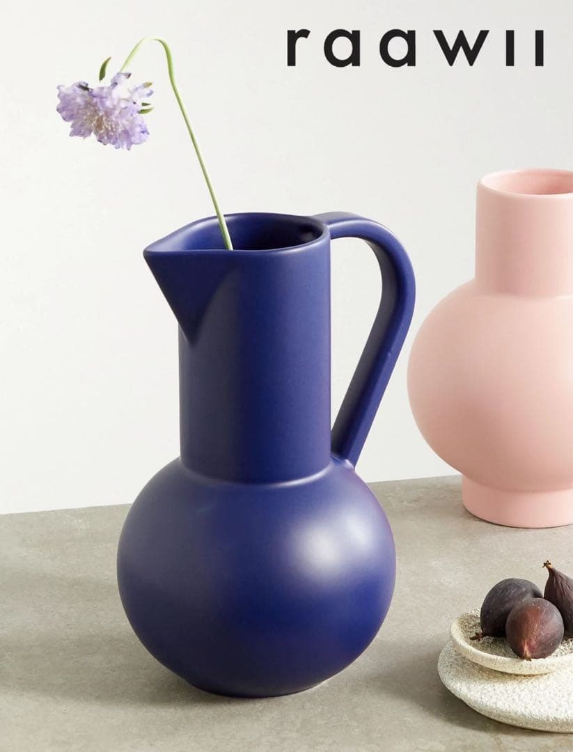 美品 希少 raawii ラーウィー 花瓶 フラワーベース ブルー 青 おしゃれ フラワーベース raawii Relae ｜家具・インテリア通販 Re:CENO(リセノ)