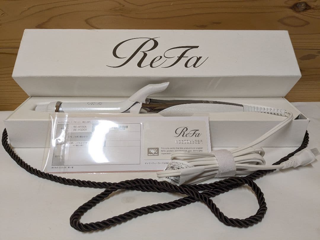 美品 MTG ReFa リファ ビューテック カールアイロン RE-AG00A ReFa（リファ） 正規販売店 ビューテック カールアイロン 26mm ReFa RE