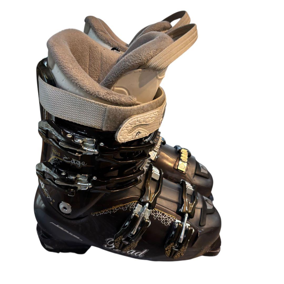 レディースショートスキーセット ファンスキー head 25cm ブーツ付