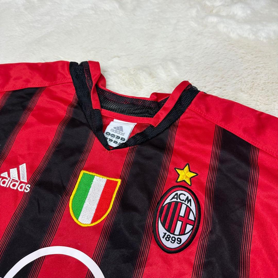 美品✨2XL ACミラン マルディーニ ユニフォーム 3アディダス ブローク