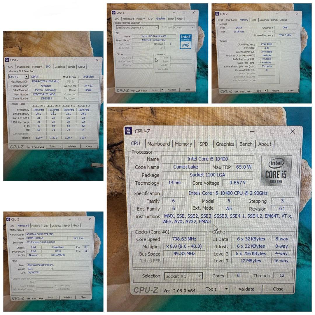 ⭐️748⭐️ FRONTIER i5-10400 2.90GHZ