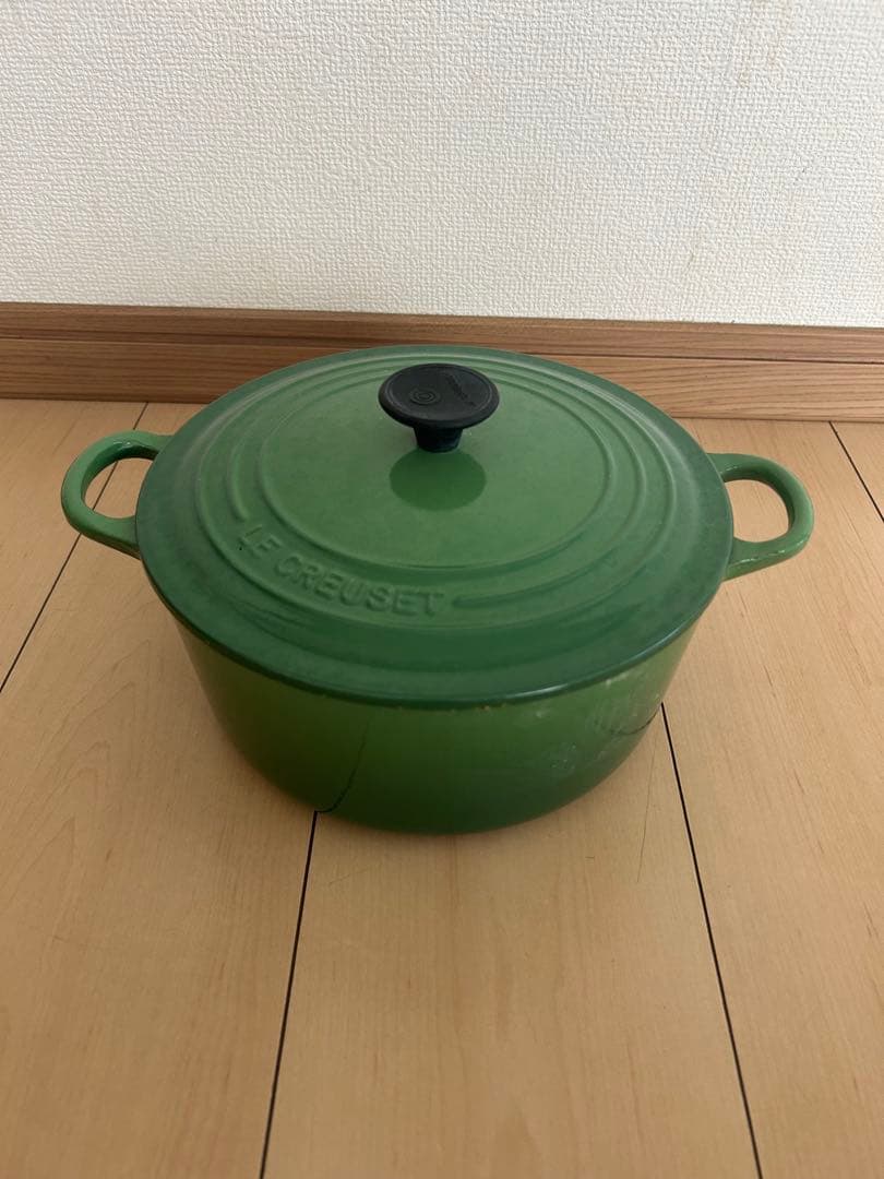 LE CREUSET　ココット ロンド レーシンググリーン22cm ココット・ロンド 【並行輸入品】ル・クルーゼ ルクルーゼ 両手鍋