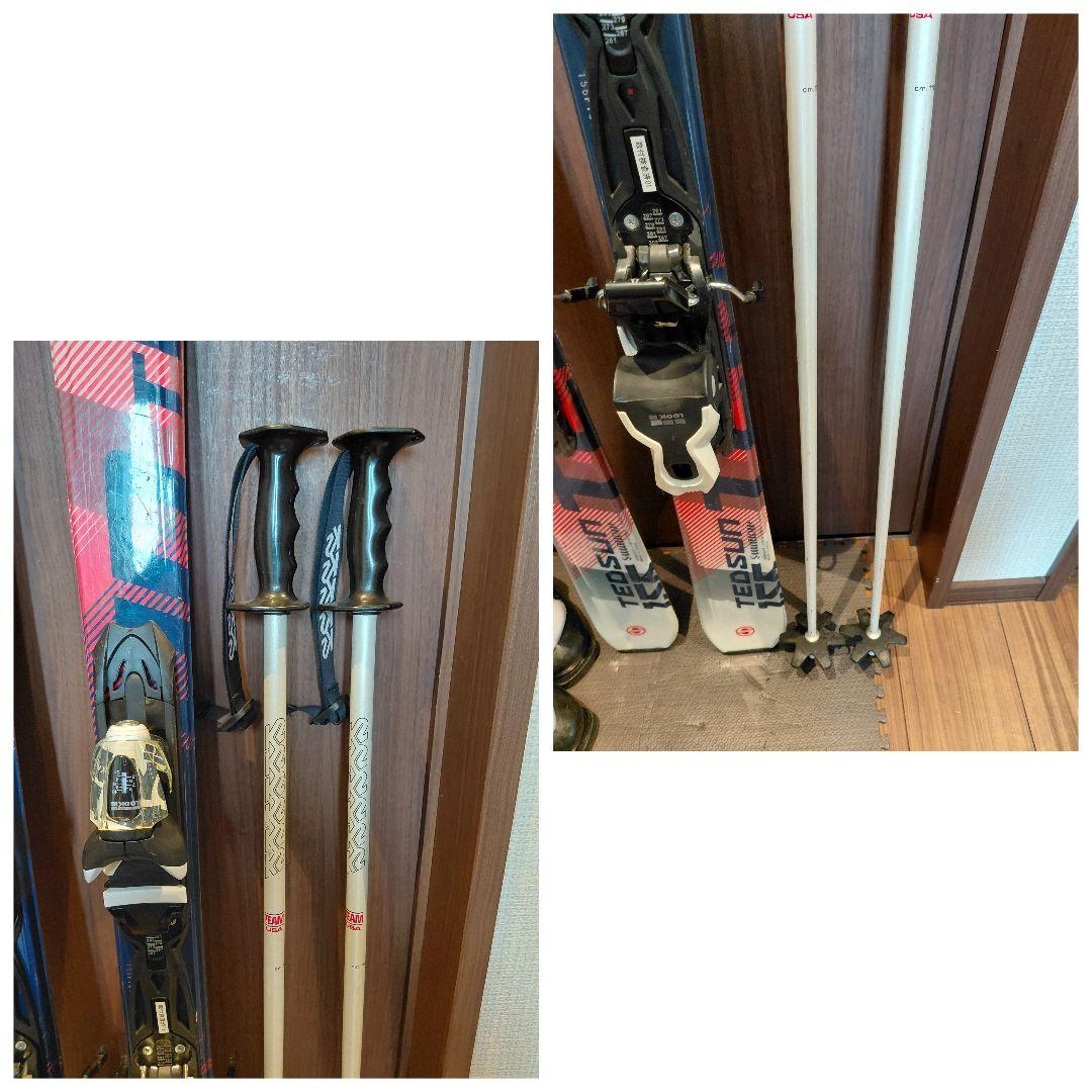 SWALLOW 学生/メンズ/レディース用 スキーセット メンテ・WAX済み