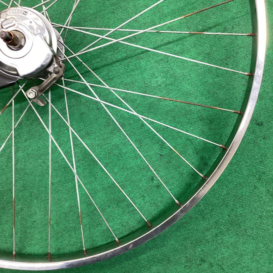 ステンレスリム　後輪 27x1-3/8 内装3段　27インチ ローラーブレーキ