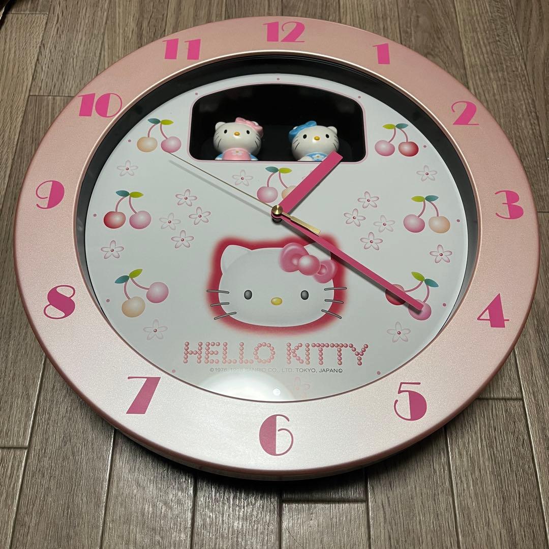 CITIZEN HELLO KITTY ピンク掛け時計 ハローキティ サンリオ - メルカリ