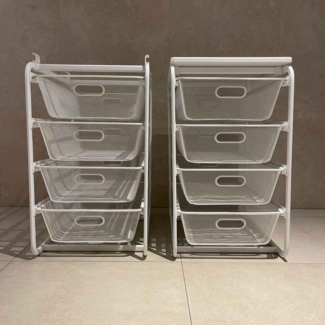 IKEA ALGOT イケア アルゴート 引き出し4段 2台セット - メルカリ