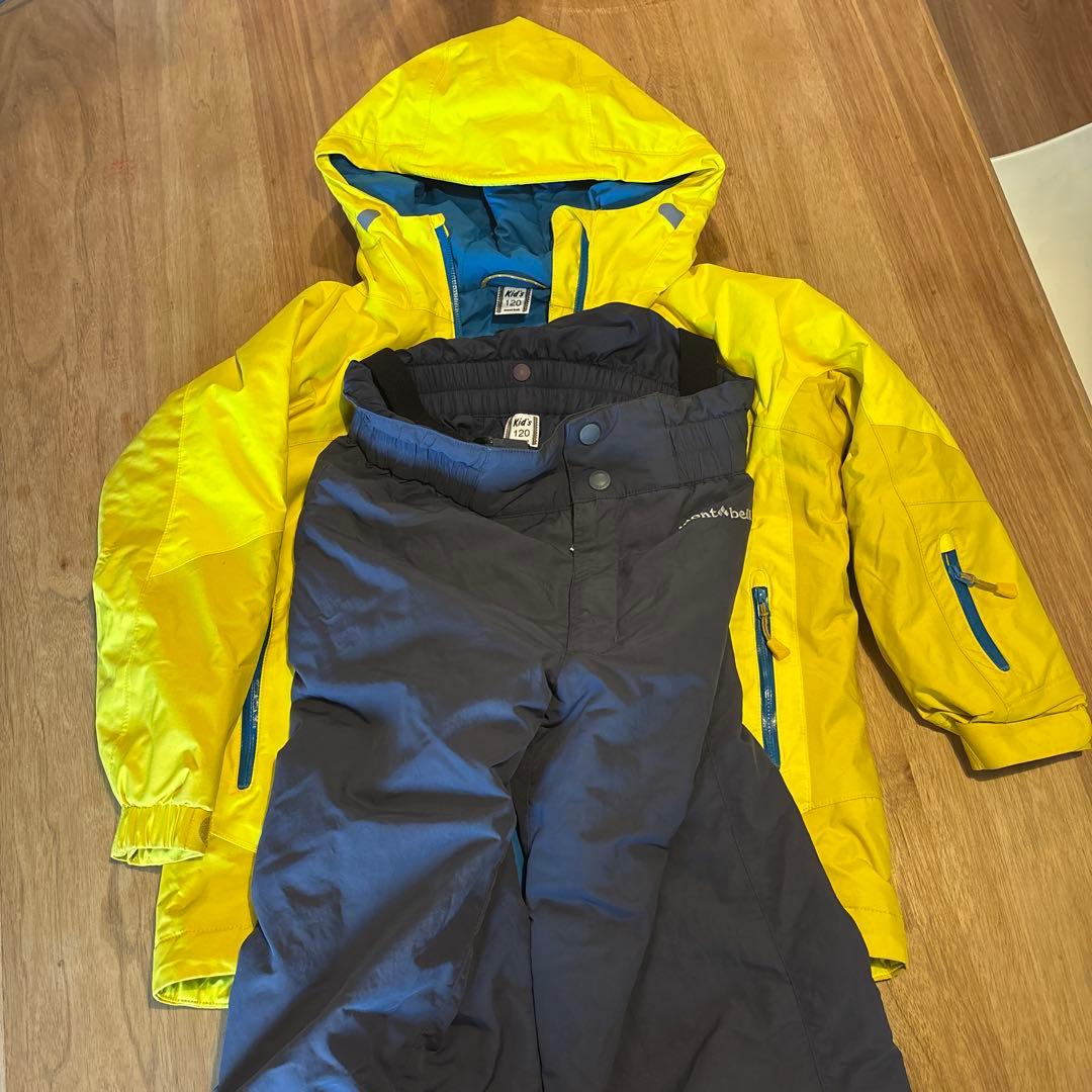 mont-bell スキーウェア 上下セット 120 - メルカリ