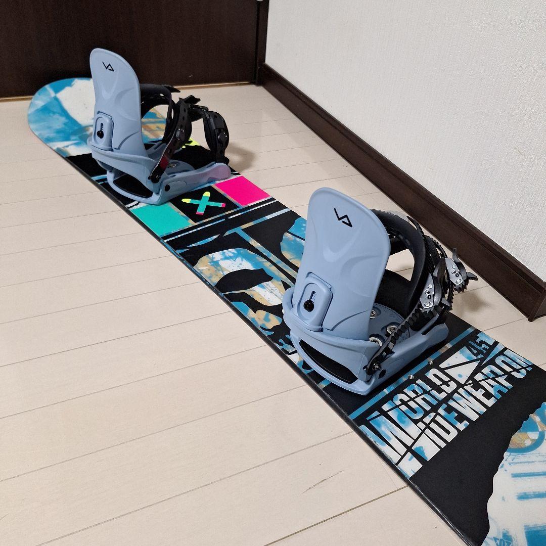 スノーボードセット K2ワールドワイドウエポン145センチ ピジョン