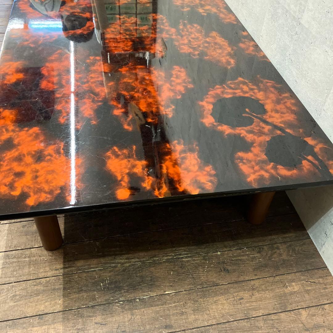 昭和レトロ 津軽塗 漆塗り 長方形 座卓 センターテーブル ローテブル