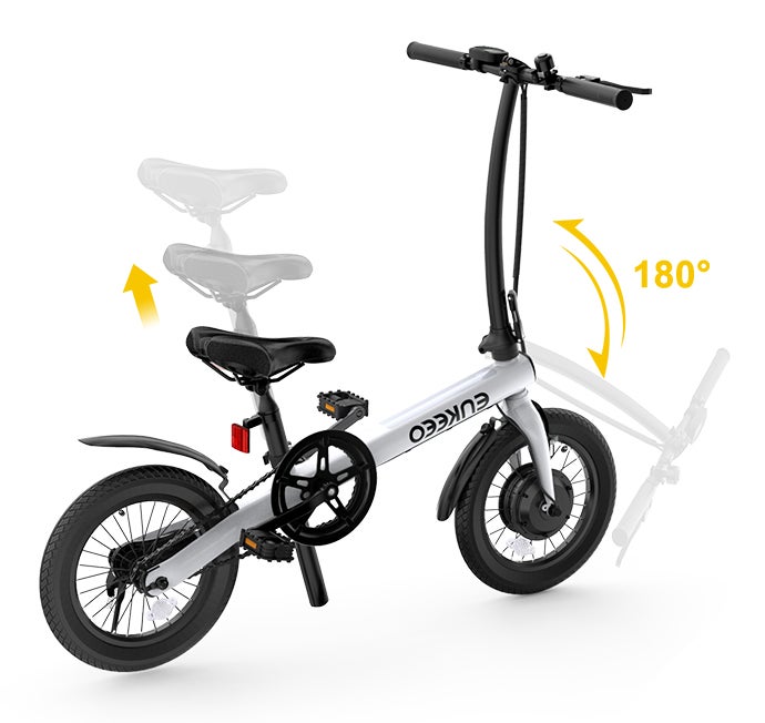 軽快でスタイリッシュ。ミニマル折りたたみ式電動アシスト自転車