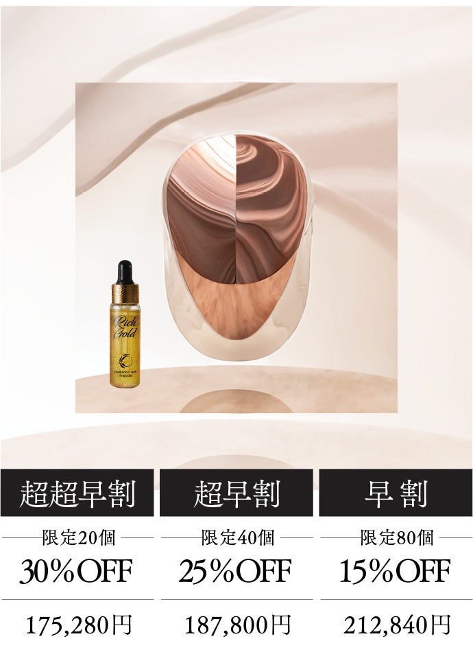 日本上陸】1026個の美容LEDを搭載！サロン級美顔器セルリターン