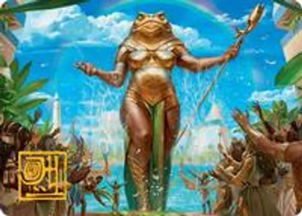 Sab-Sunen, Luxa Embodied Art Card (Gold-Stamped Signature) • Art