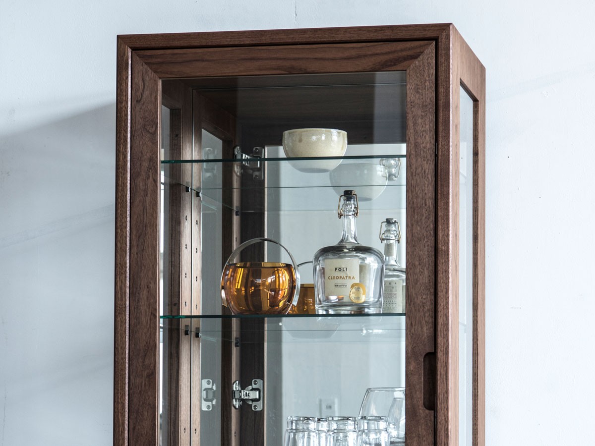 起立木工 キュリオケース 起立木工 高級キュリオケース 写真 お酒