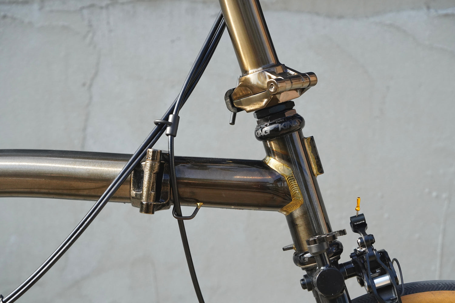 Custom Titanium Stem for Brompton (Order to Make) – Star Track Cycle