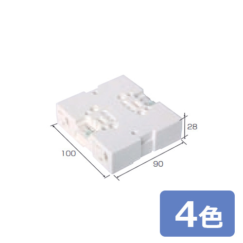 OAフロアオプション XYZ80004W~XYZ80004BL TERADA ブロックコンセント