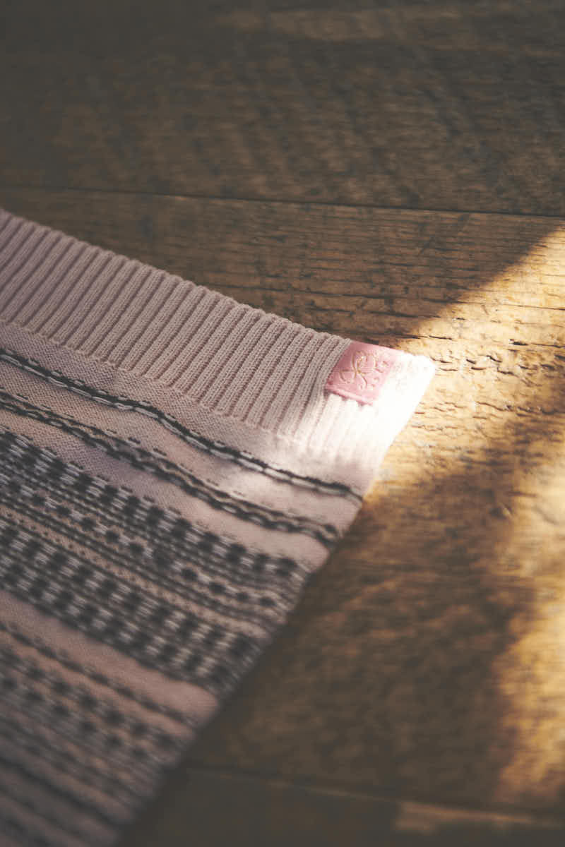 stina / tweed leg warmer / pink