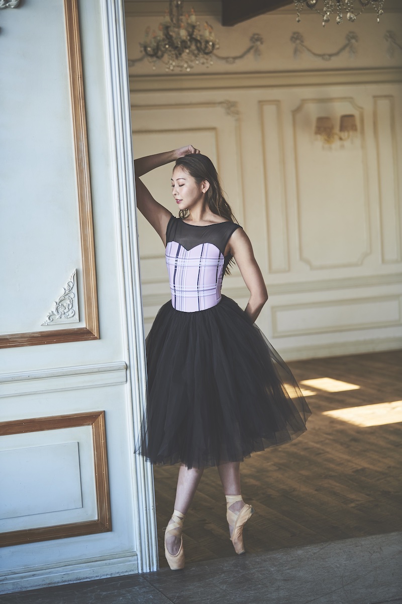 stina / type I drop / silky pink check