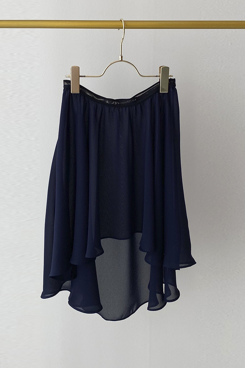 stina / pull-on skirt / dark navy