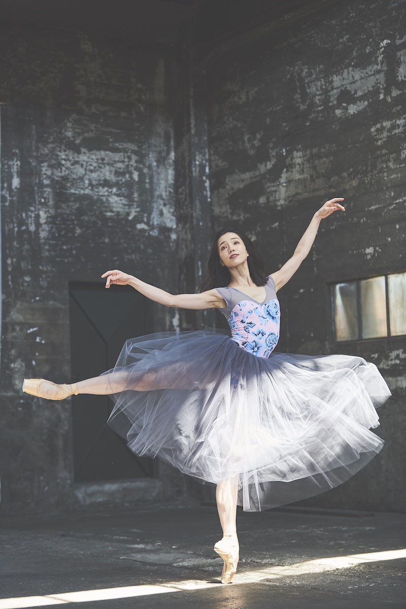 stina / type H half sleeve / blue rose×gray