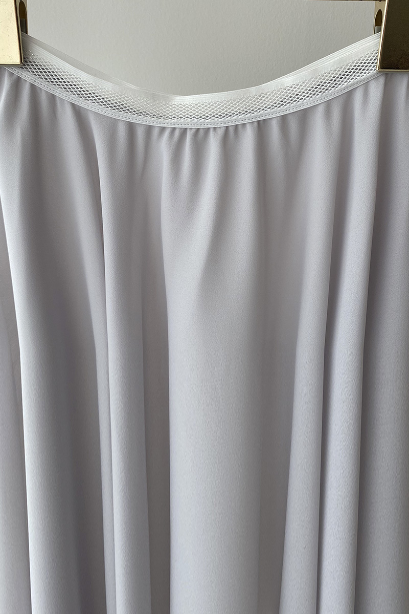 stina / pull-on skirt / light gray