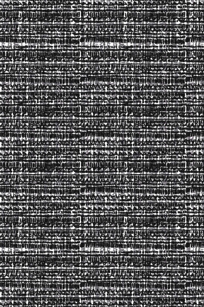 stina / type H half sleeve / black tweed