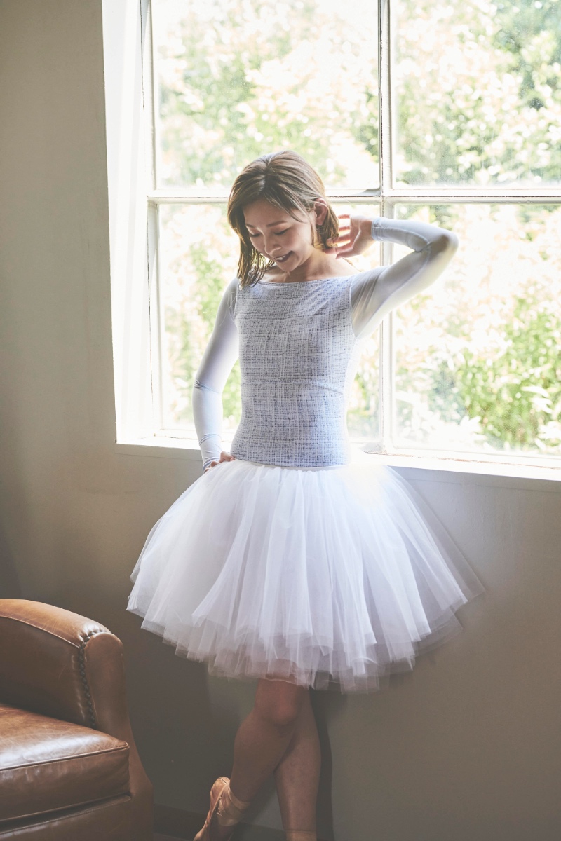 stina / type O square / light blue tweed