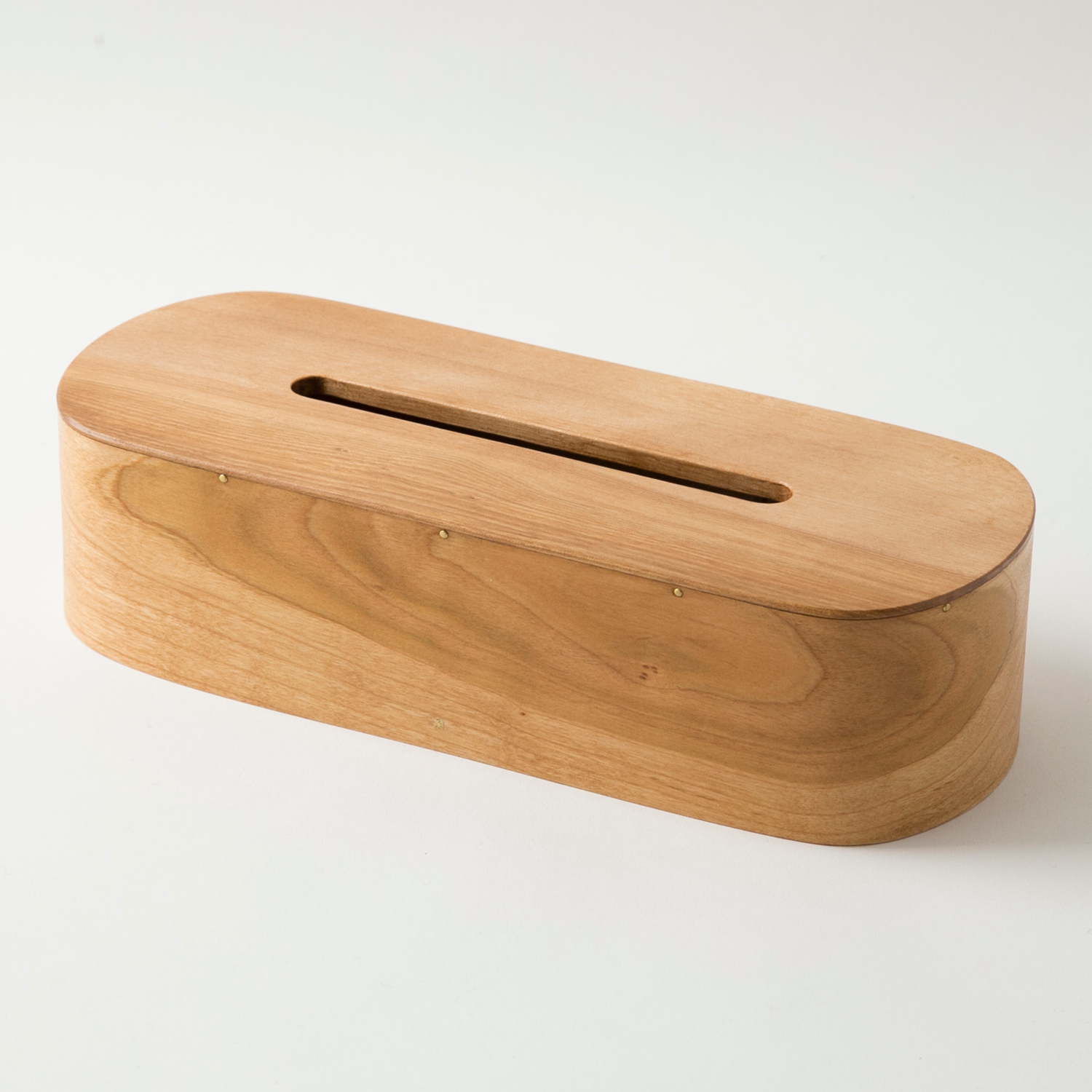 まる工芸/ティッシュケース sword サクラ -曲げ木のティッシュケースに