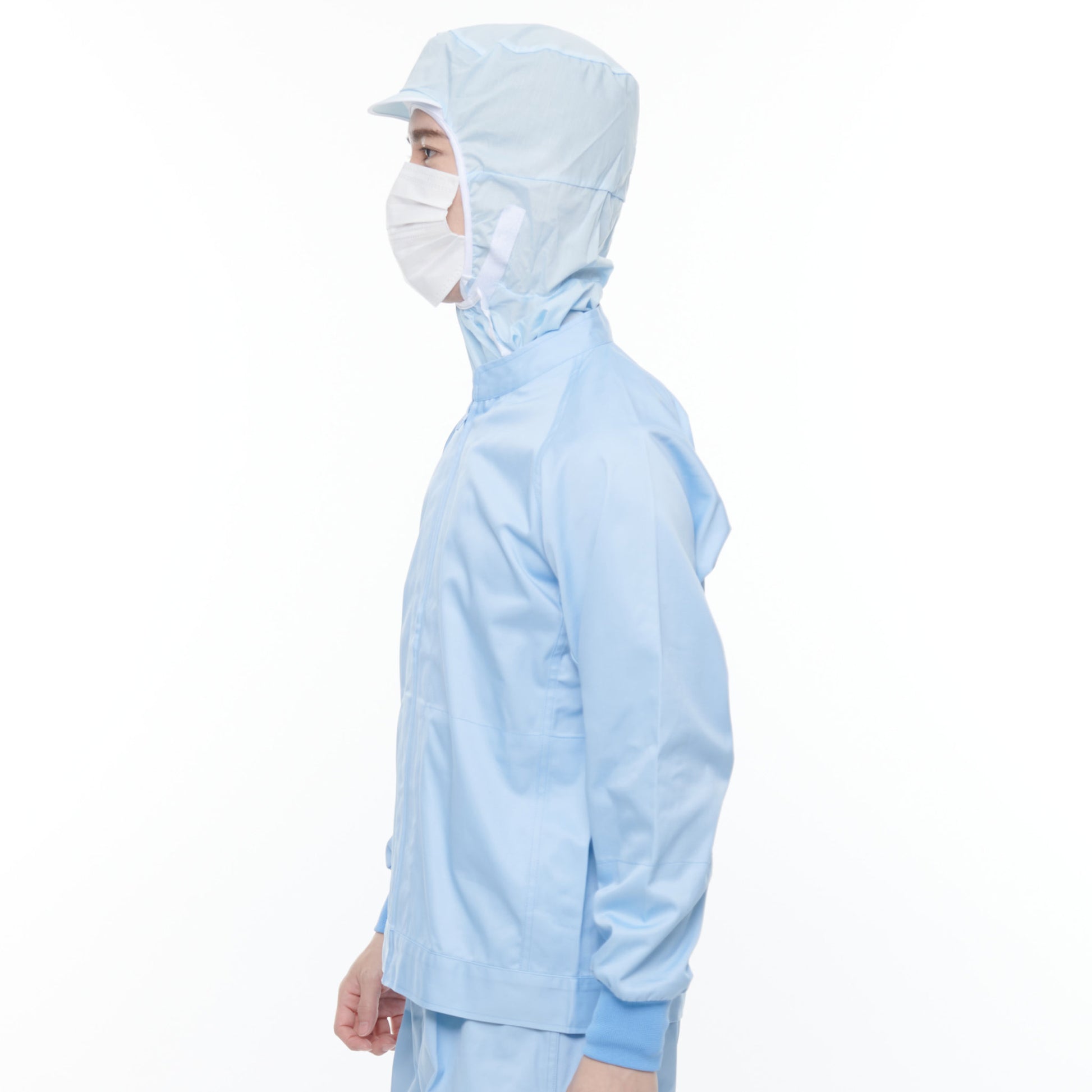 サンエス 食品工場用白衣 フードマイスター 通気性・吸水性抜群 動き