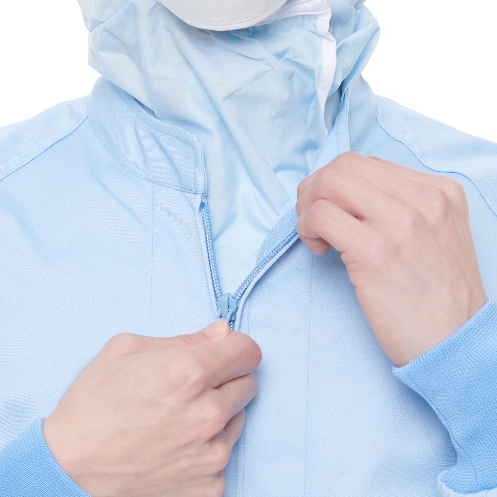 サンエス 食品工場用白衣 フードマイスター 通気性・吸水性抜群 動き