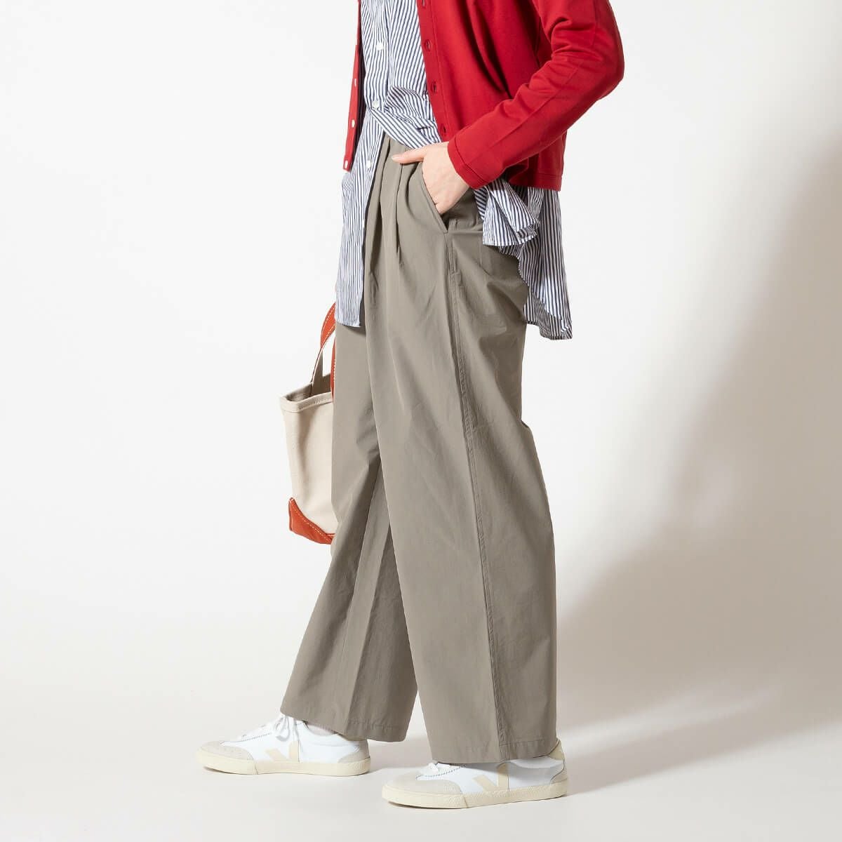 Gymphlex ジムフレックス 2プリーツストレートパンツ【ウィメンズ