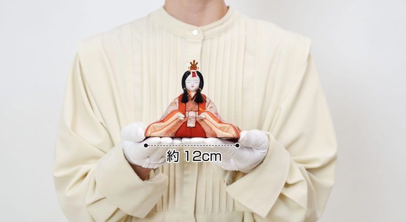 木目込雛人形 彩鳳雛 桜づくし / おしゃれでコンパクトなかわいい