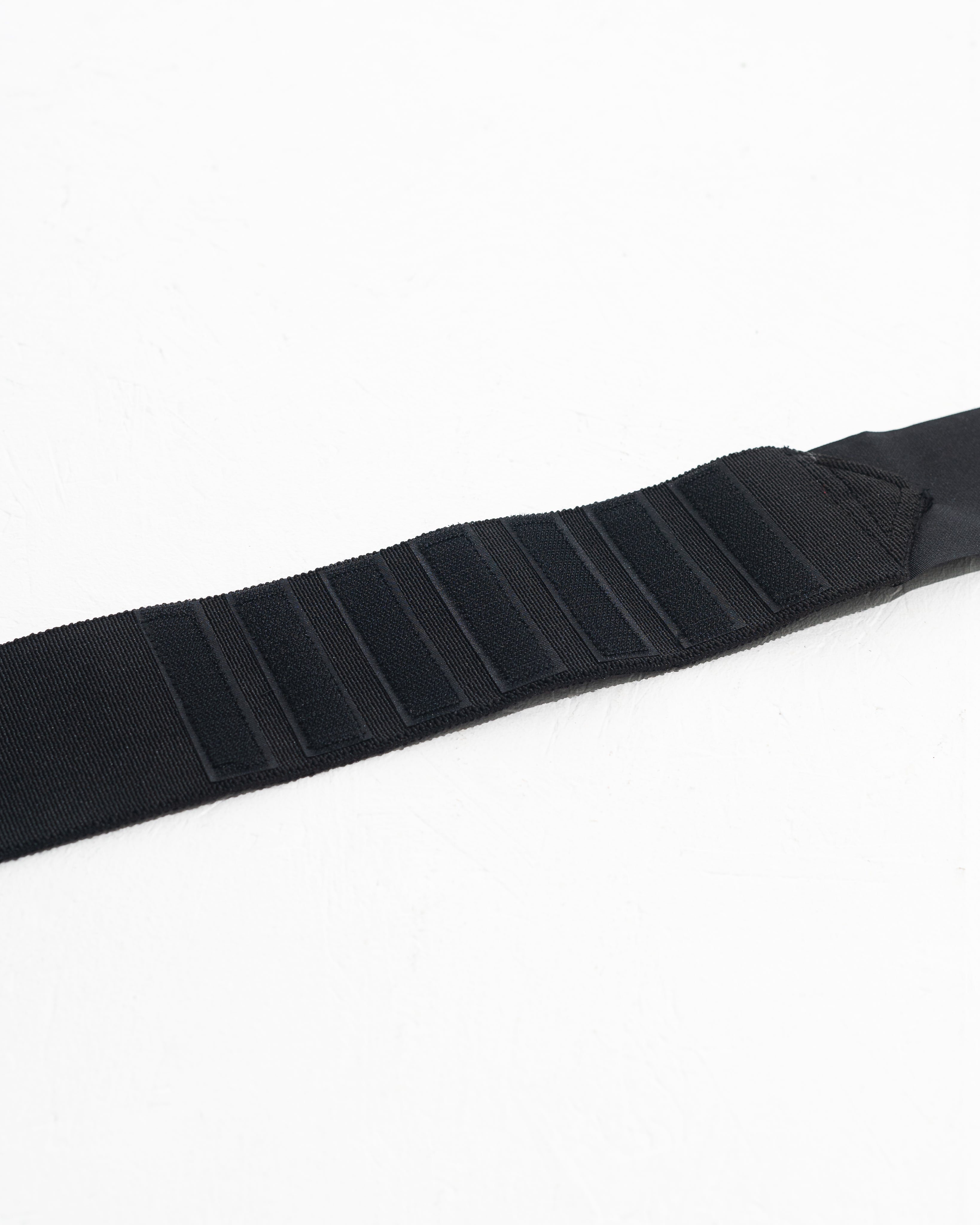 Zebra Black Wrist Wraps | Lifting Straps in Black | A7