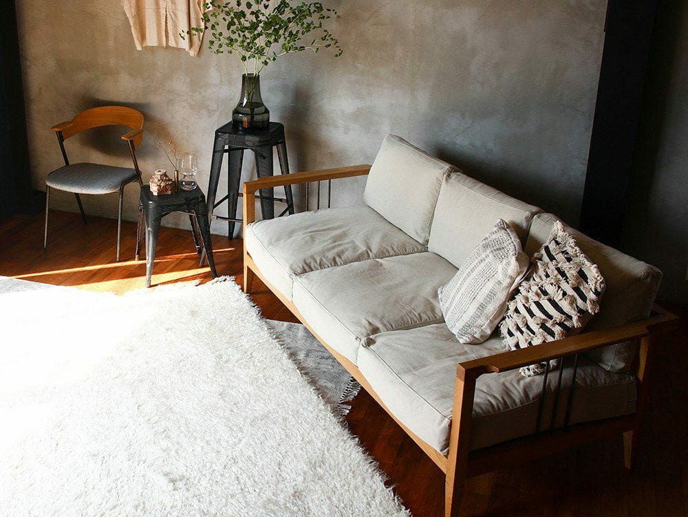 ソロ 3シート ソファ ファブリック - a.depeche(アデペシュ)