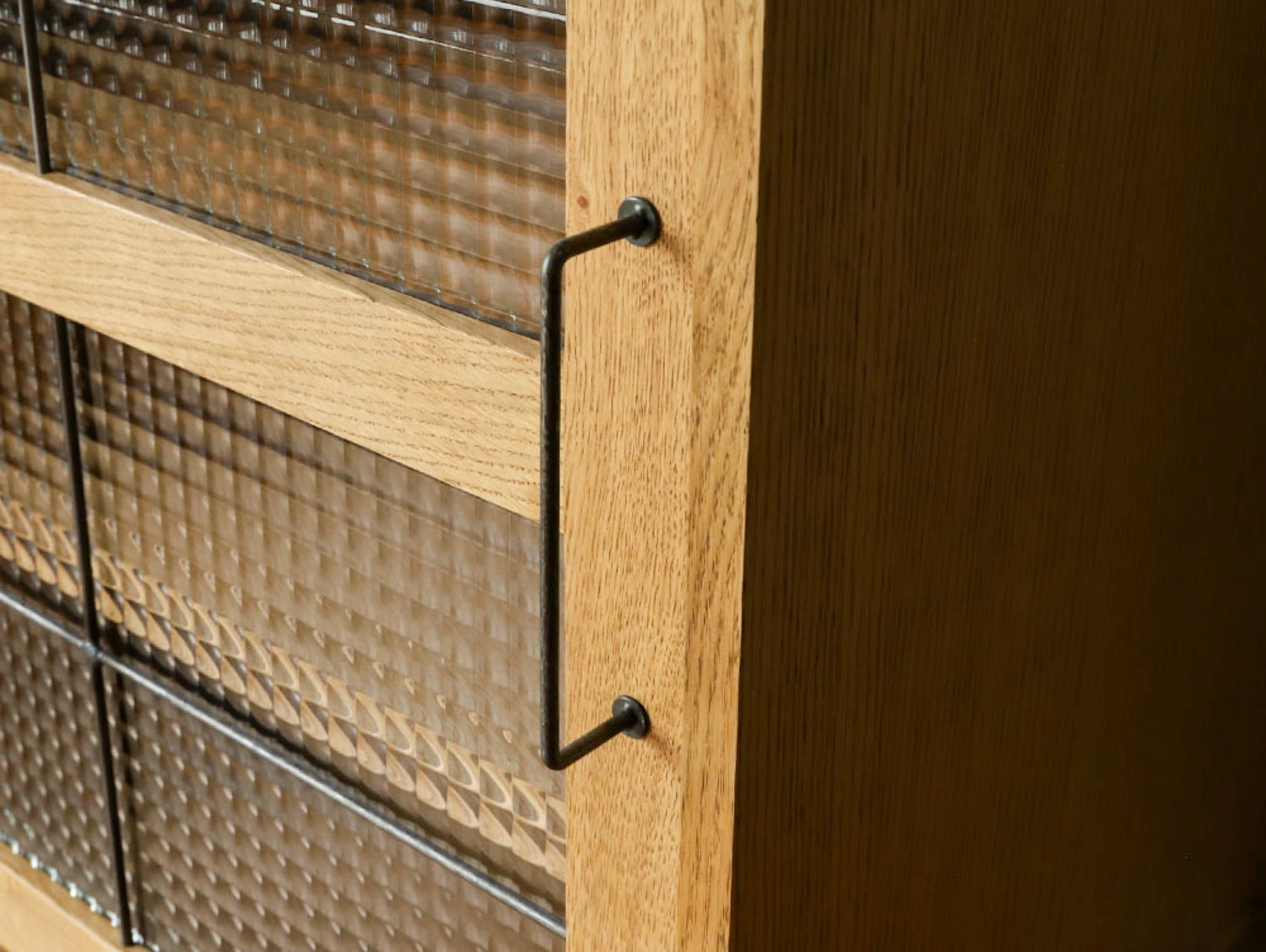 クーポン対象】カデル スライドガラスキャビネット ロー - a.depeche