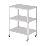 8-4772-02 ステンレスワゴン ラージ 3段 【AXEL】 アズワン