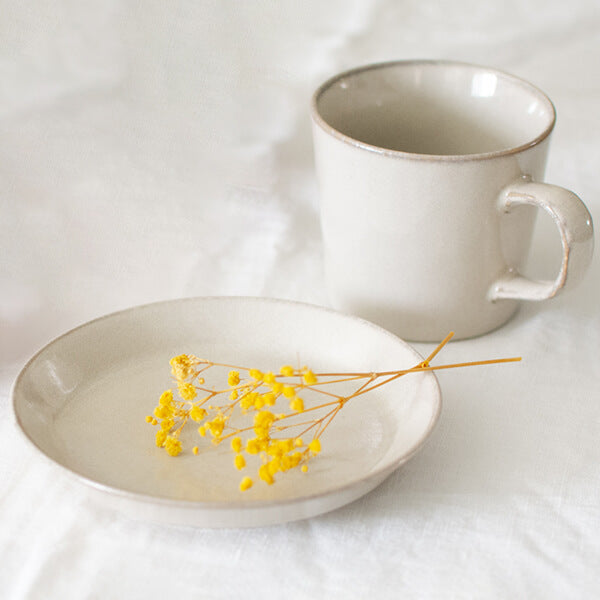 ナチュラルカラー 食器セット 二人暮らし 10点セット グレー