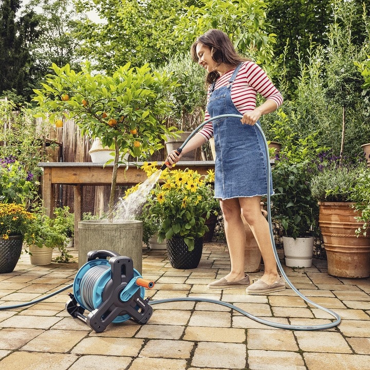 Classic ホースリールセット 10m /A: ガーデンツール｜青山ガーデン