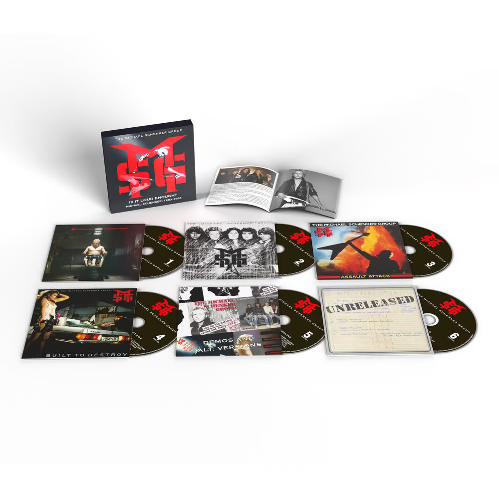 マイケル・シェンカー・グループの6CDボックスセット発売 1st～4thリ