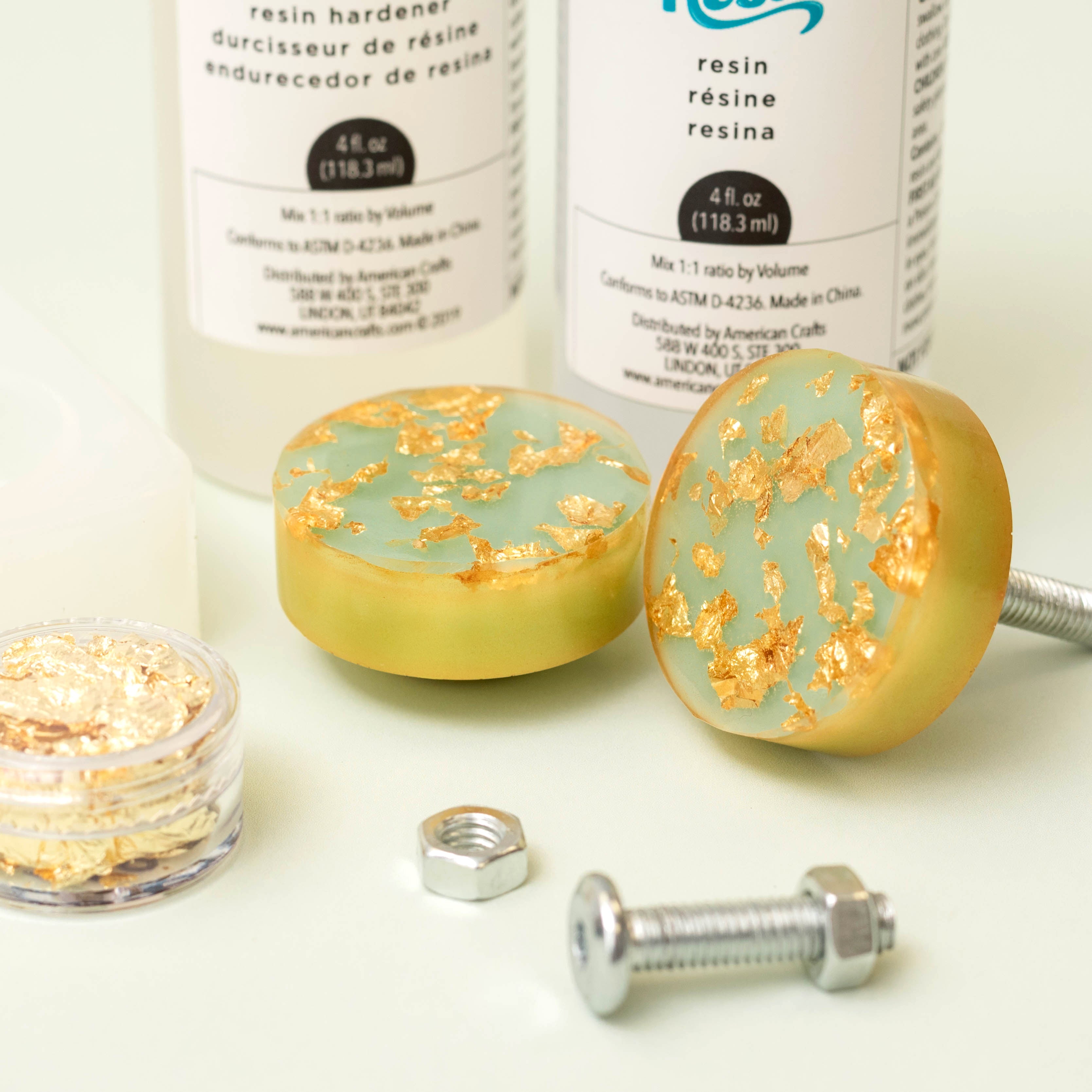 Color Pour Drawer Knob Resin Mold – American Crafts