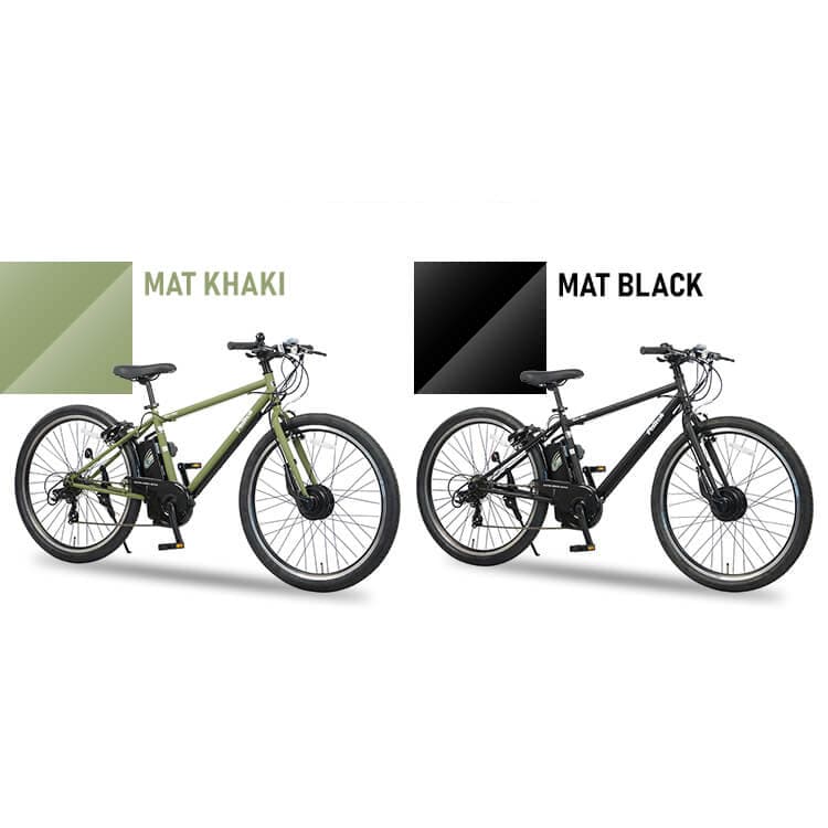 電動アシストクロスeバイク 27.5インチ 外装7段 TDA-712L‐MBK マット