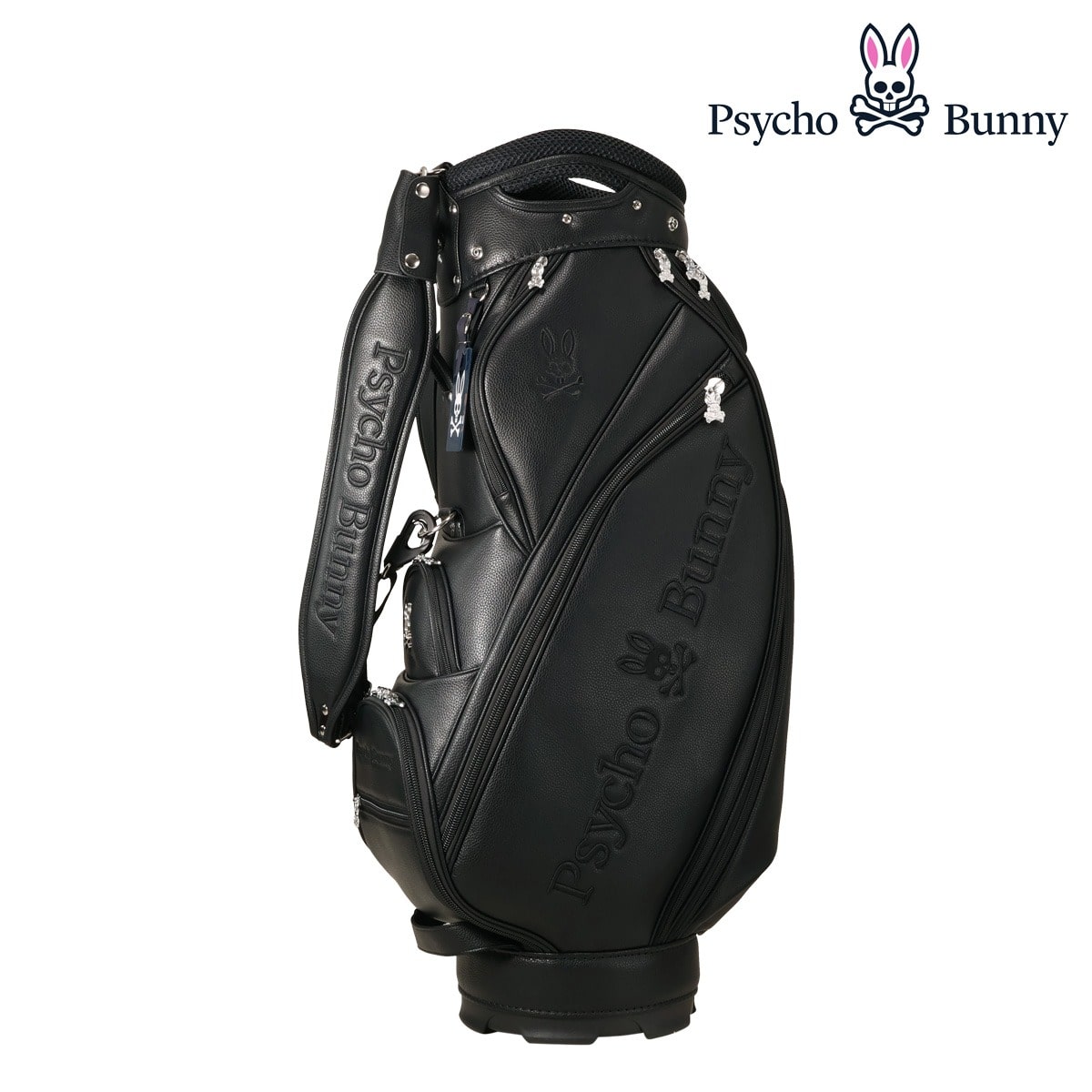 Psycho Bunny サイコバニー ゴルフ キャディバッグ カート型 5分割 9型